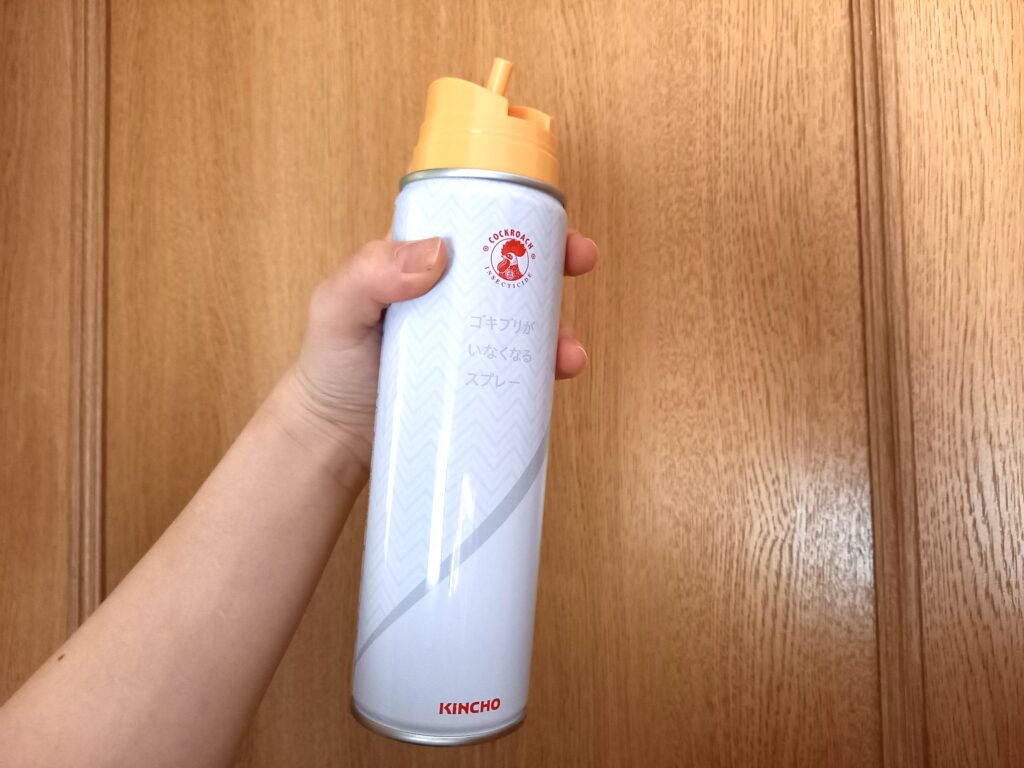 ゴキブリがいなくなるスプレーには害虫のイラストなし
