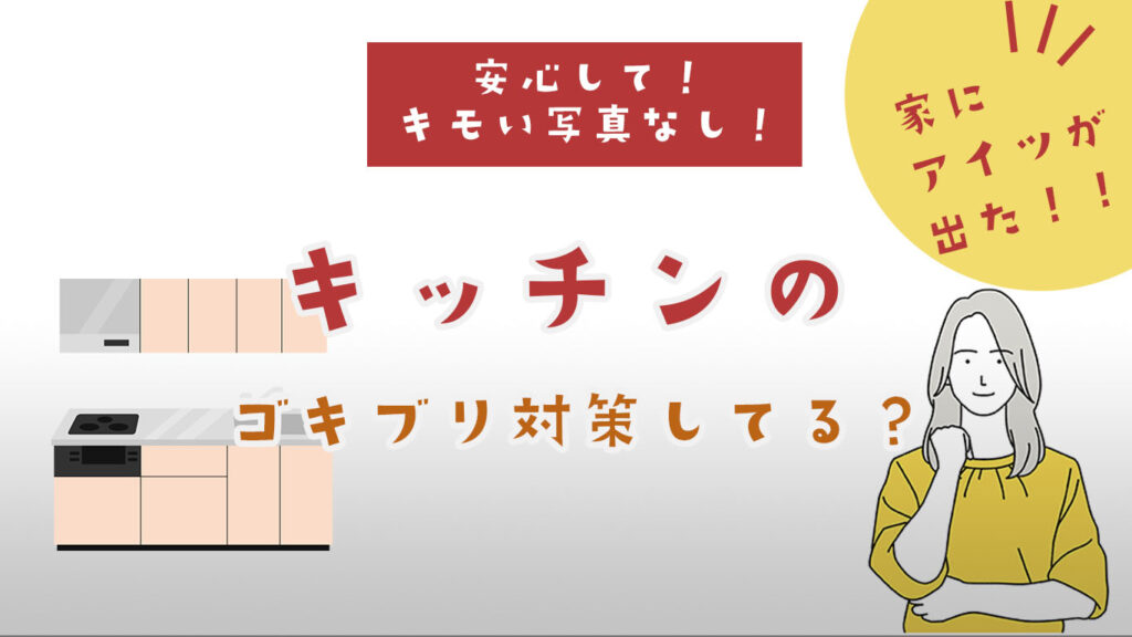 キッチンの排水溝のゴキブリ対策